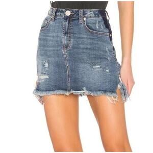 One Teaspoon 2020 Mini High Waist Super Fitted Short Length Skirt Size 28 W 29